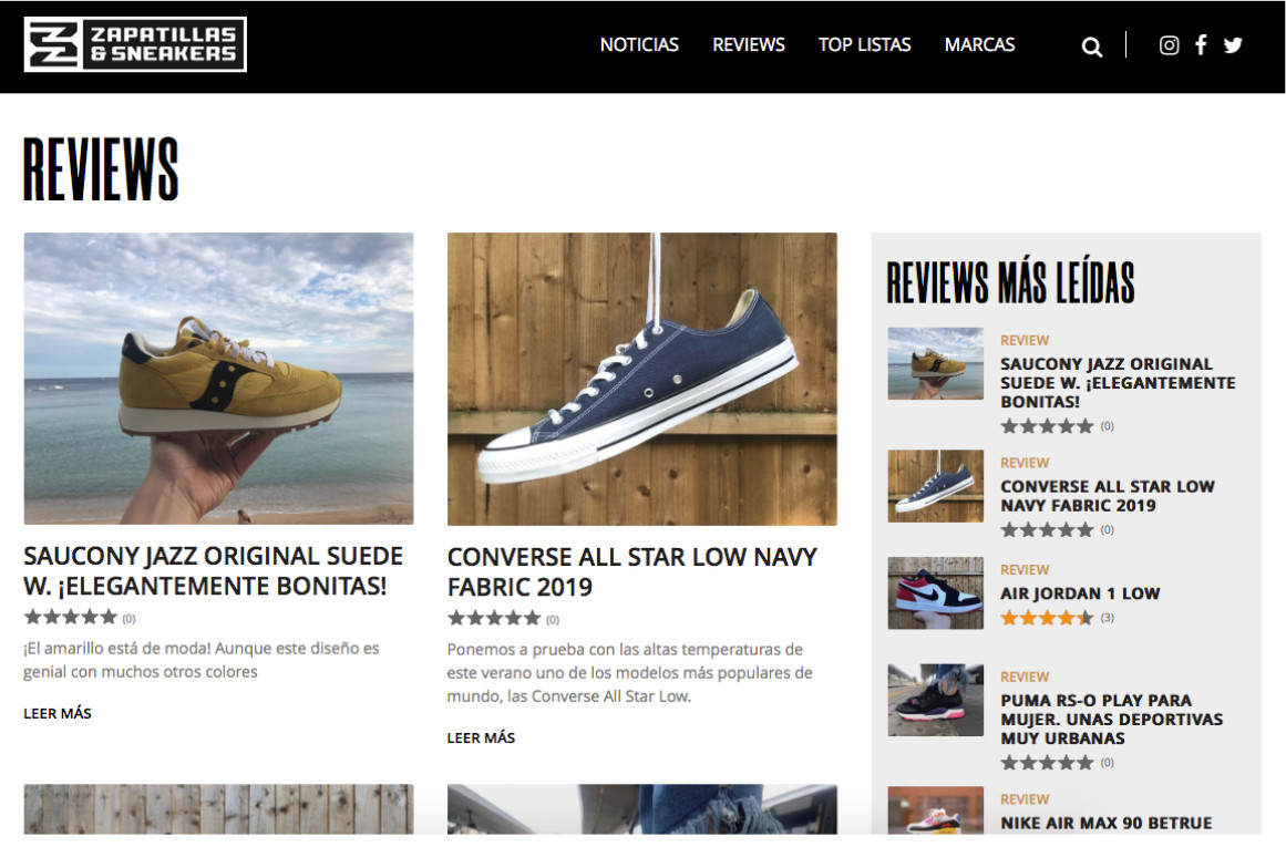 Blog noticies del web Zapatillas