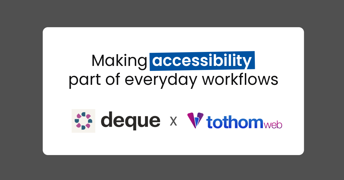 Making Accessibility part of everyday workflows