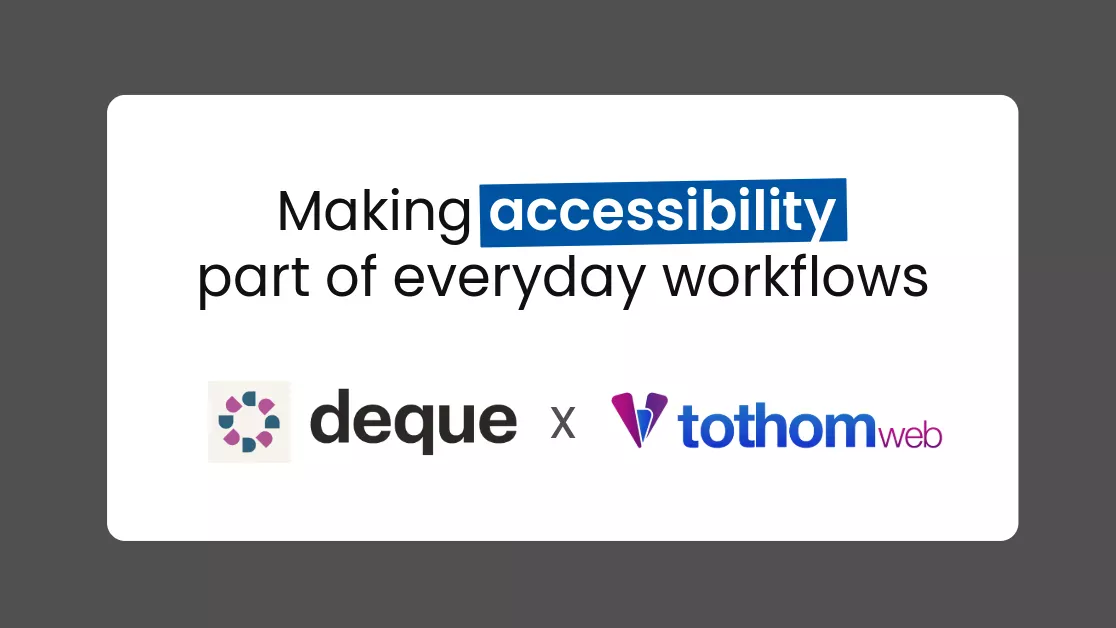 Making Accessibility part of everyday workflows